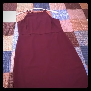 Halter fully lined beautifully fit dress